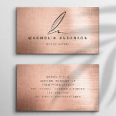 Search for quill business cards brushed metal