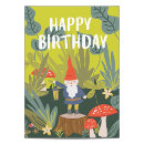 Search for gnome birthday cards Cartoon