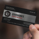 Search for machinist business cards Metal