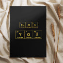 Search for table thank you cards Chemistry
