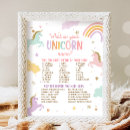 Search for unicorn birthday posters Whimsical
