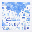 Search for watercolor canvas prints Greek island
