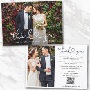 Search for with qr code thank you cards Just married