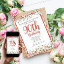 Search for grandma birthday invitations Botanical