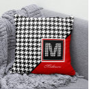 Search for houndstooth pillows pattern