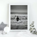 Search for black and white beach posters Surf