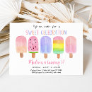 Search for pop on over invitations Popsicle party