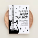 Search for guitar birthday invitations Rock n roll