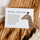 Search for bring a book baby shower invitations Giraffe