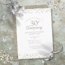 Search for 30th wedding anniversary invitations Pearl