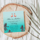 Search for flamingo wedding invitations Beach