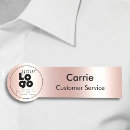 Search for pink name tags With magnetic back