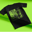 Search for black and neon green tshirts For him