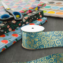 Search for blue and gold ribbon Elegant