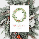 Search for modern christmas cards Greenery