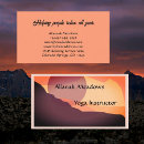 Search for sunshine business cards Yoga