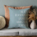 Search for family pillows elegant