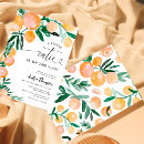 Search for citrus baby shower invitations Orange