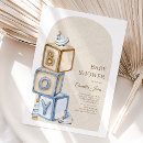 Search for blocks baby shower invitations Bohemian
