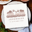Search for rose gold wedding napkins Bride and groom
