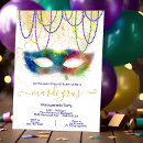 Search for mardi gras party invitations birthday