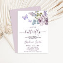 Search for lilac baby shower invitations Baby in bloom