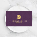 Search for purple business cards Logo