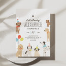 Search for dog invitations puppy pawty