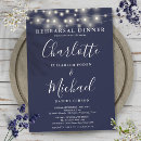 Search for string lights rehearsal dinner invitations Elegant