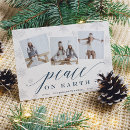 Search for peace on earth photo cards Elegant