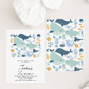 Search for shark 1st birthday invitations Cute