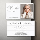 Search for promotional business cards Black and white