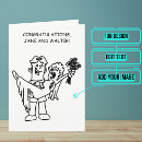 Search for funny wedding cards Congrats