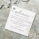 Search for welcome wedding favor tags Calligraphy