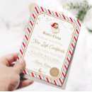 Search for kids christmas invitations Letter from santa