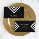 Search for chevron business cards minimalist