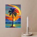 Search for coastal posters Sunset