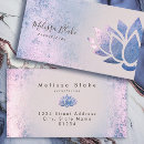 Search for purple lotus business cards Elegant