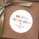 Search for merry christmas stickers modern