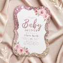 Search for floral baby shower invitations blush