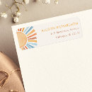 Search for baby shower return address labels Boho bohemian