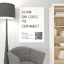Search for qr code business posters White