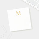 Search for monogrammed post it notes For him
