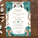 Search for western turquoise invitations Elegant
