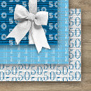 Search for 50th anniversary wrapping paper Simple