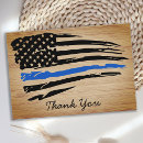 Search for police officer cards Thin blue line