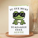 Search for green birthday cards Frog