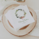 Search for christmas paper napkins Holly
