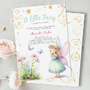 Search for enchanted garden baby shower invitations A little fairy