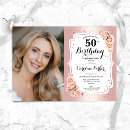 Search for glamorous birthday invitations girly